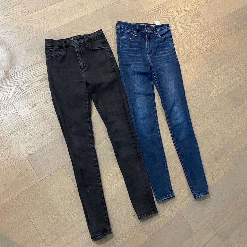 Abecrombie & Fitch High Rise Skinny Jeans bundle